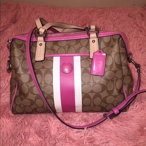 Coach purse with crossbody strap